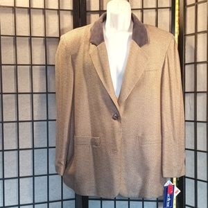 Men's NWT Rockabilly Jacket Large blue velvet collar